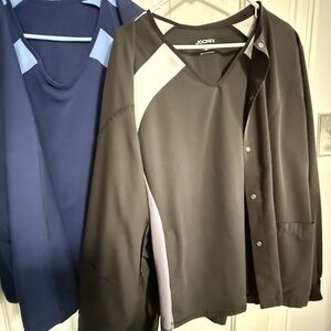 Jockey Black and Navy Scrub Set